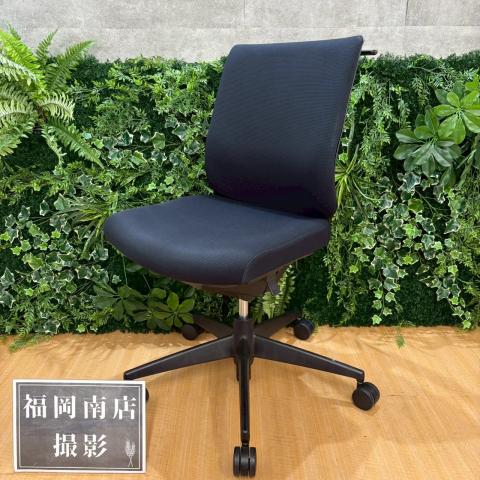 【中古】ウィザード2 CRS-G1829F6 コクヨ（KOKUYO） 肘無ローバックチェア