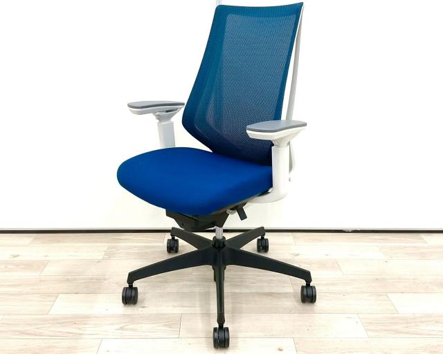 【中古】デュオラ メッシュ CRSG3000E1N コクヨ（KOKUYO） 肘付ハイバックチェア