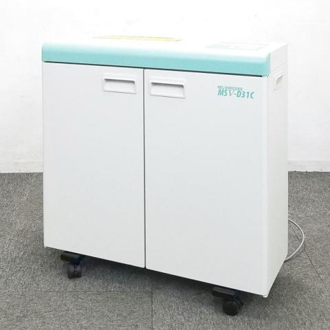 【スリムサイズで奥行を取らない！】明光商会　クロスカットシュレッダーMSV-D31C【弊社使用欄：A01021376】