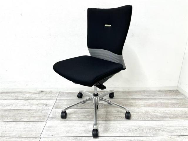 【中古】フィーゴチェア CJ96BR FAM2 オカムラ（okamura） 肘無ハイバックチェア