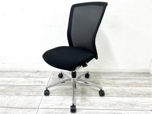 【定価約8万円】【上半身の動きにフィット・体を包み込むメッシュ張地！】■コクヨ（KOKUYO）　フォスターエトス (ETHOS)　ハイバック■ブラック　　■背面メッシュ