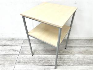【定価約3万円】【ちょっとした物を置くのに便利な台！】■コクヨ/TTT-50P 1M　■ナチュラル　■プリンタ台　■電話台
