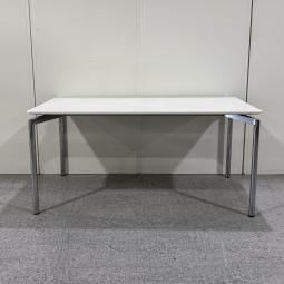 【会議やミーティングにオススメ！4人用に適したW1500】■ウチダ製　MR　ミーティングテーブル　■ホワイト