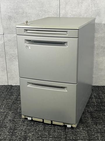 【中古】プロステージ  オカムラ（okamura） ワゴン3段