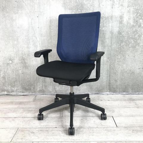 【中古】ミレッザ ロッキング有 KF-950JB-T1T1B2 イトーキ（ITOKI） 肘付ハイバックチェア