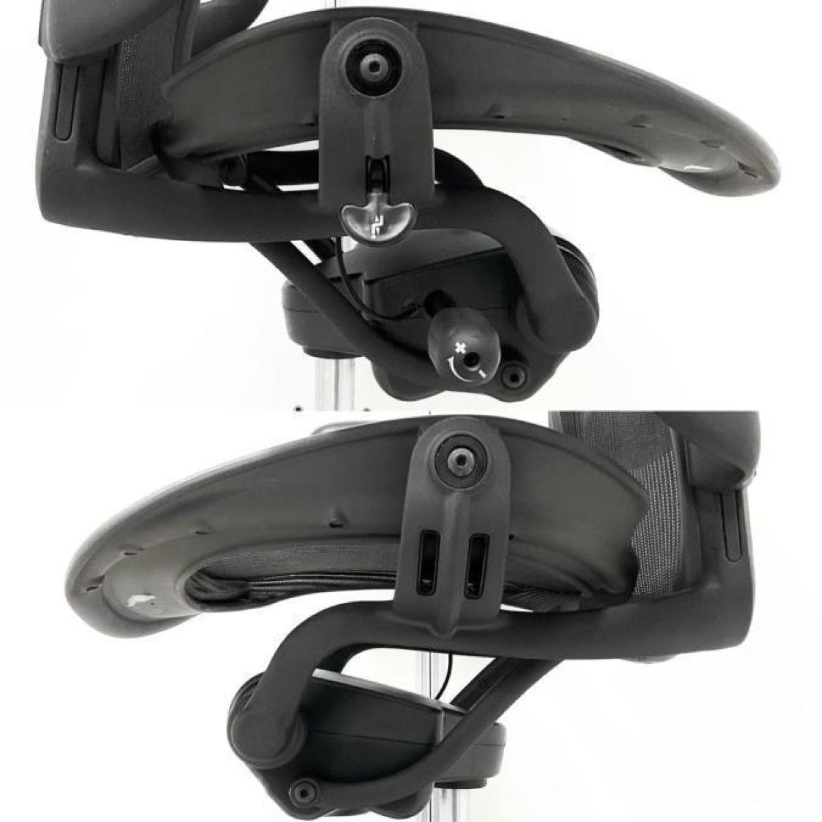 Herman Miller / ハーマンミラー アーロンチェア AE111PWB 中古】アーロンチェア AE111PWB AJG1BBFP BK 3D01 Herman Miller