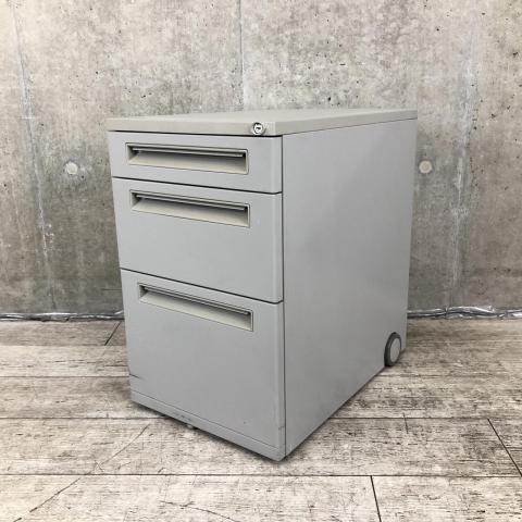 ★D★新品/未開封★内田洋行/ウチダ★STワゴン★3段ドロワー/ワゴン★キャスター付き★収納庫★デスクサイド/袖机/脇机★ダイヤル錠付き★ サイドワゴン・ファイルワゴン（ブランド（インテリア）内田