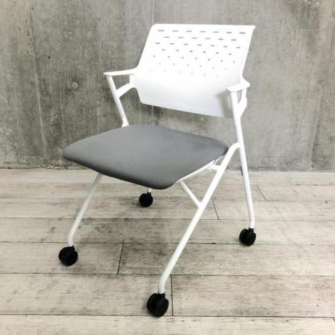 会議イス　ピエガ　背樹脂　白脚 CK-720WPAWGXT6-VN 全国配送可 コクヨ kokuyo コクヨ 品番CK-722WPAWGXT4-WN 会議イス ピエガ 背クッション 白塗装脚