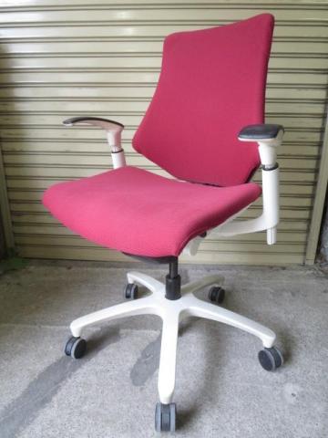 【中古】エフクロス KF-340GS-W9M4 イトーキ（ITOKI） 肘無ローバックチェア