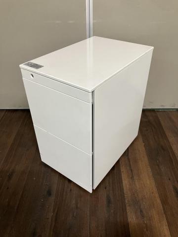 【中古】プロユニット DN31BA Z975 オカムラ（okamura） ワゴン3段