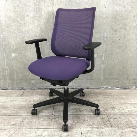 【中古】ミトラシリーズ CRS-G2900E6 コクヨ（KOKUYO） 肘付ローバックチェア