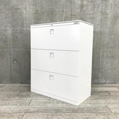 【中古】レクトライン  オカムラ（okamura） ローキャビネット／ラテラル