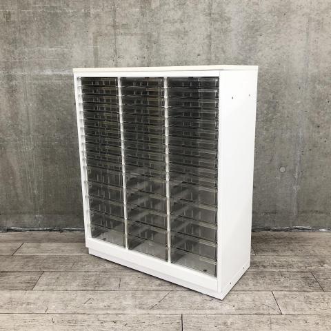 【中古】シンライン HTS-109KAF-W9 イトーキ（ITOKI） ローキャビネット／クリスタルトレー