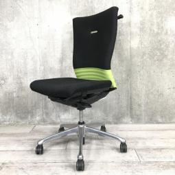 【ふっかふかクッション】■オカムラ/フィーゴシームレス/コートハンガー付き/グリーン【弊社使用欄：A01033678】