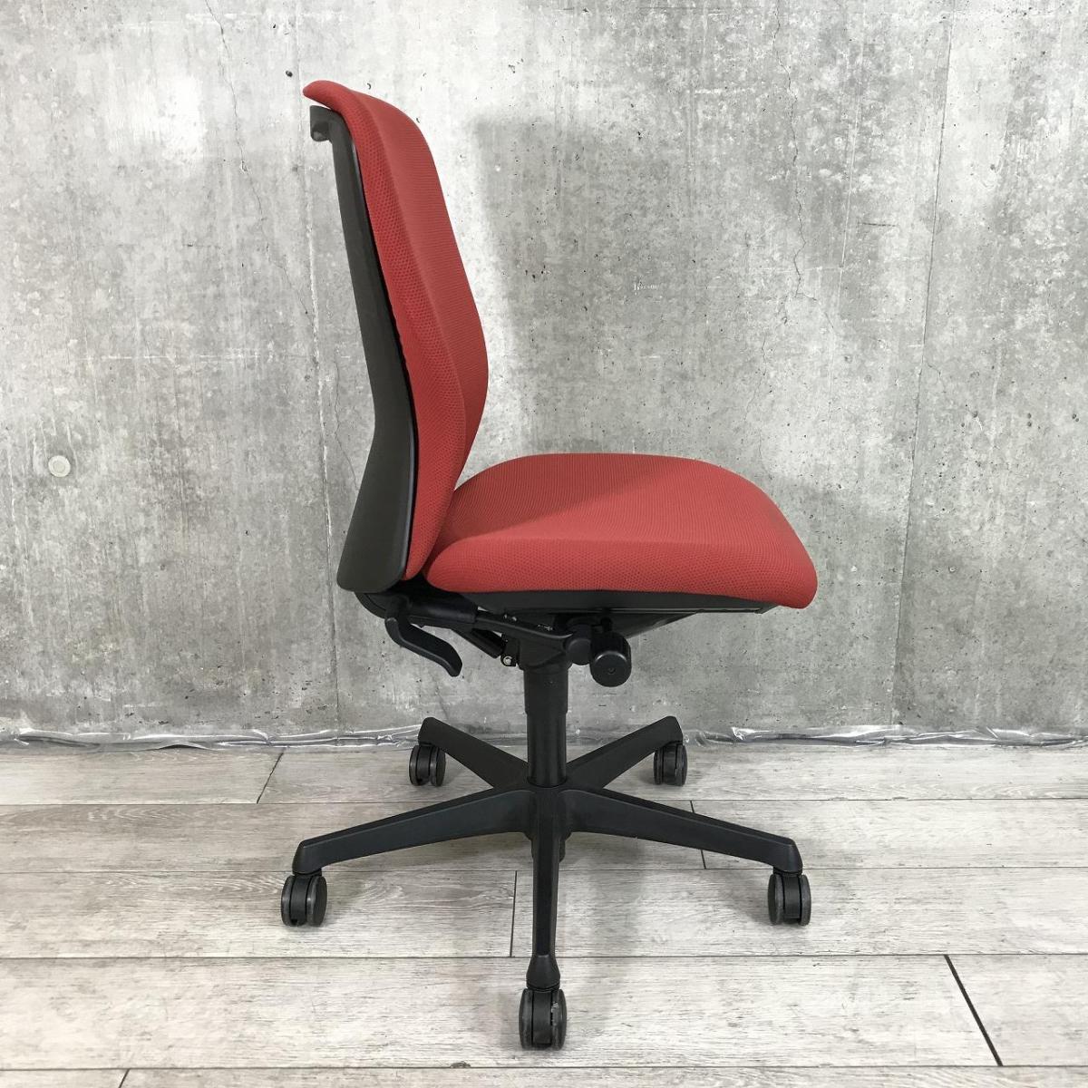 中古】スラート C335ZR FSF9 オカムラ/okamura 肘無ハイバックチェア 