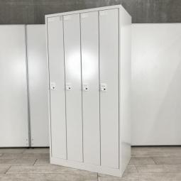 【増員を控えているお客様へ！工場・倉庫・病院などの定番ロッカー入荷！】■イトーキ（ITOKI）製　WN型シリーズ　4人用更衣ロッカー　縦型ロッカー　■ダイヤル錠　■ホワイト