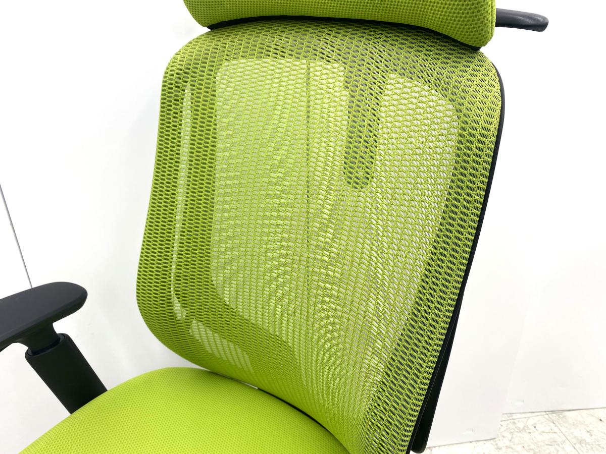 中古】シルフィーメッシュ オカムラ/okamura 肘付ハイバック