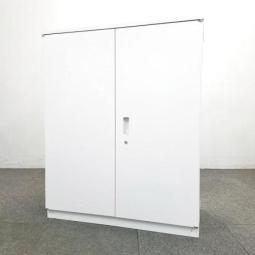【オフィス収納の定番商品！】■イトーキ　シンラインシリーズ　両開き書庫　ホワイト天板付　■メイドインジャパンの高品質！
