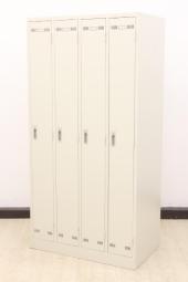 【今ならロットでそろいます！今だけ！】【移転や増員を検討されている方にオススメ！人気の高い更衣用ロッカー！】■生興製　SLKシリーズ　4人用更衣ロッカー　■グレー