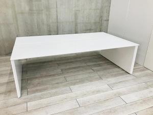 【人気商品】次世代ワークステーションの決定版!中古 フリーアドレスデスク オフィスデスク テレワーク W2800 ホワイト カフェ