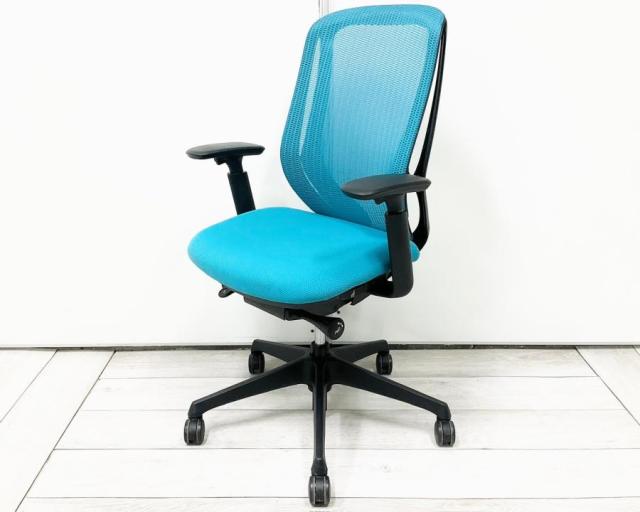 【中古】シルフィーメッシュ C685XR-FMR6 オカムラ（okamura） 肘付ハイバックチェア