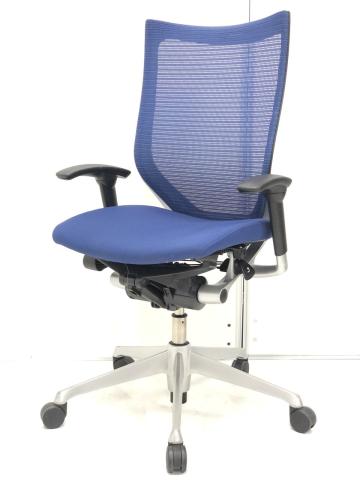 【中古】バロンチェア CP85DR-FEF4 オカムラ（okamura） 肘付ハイバックチェア