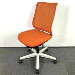 【フィット感のあるメッシュで快適な座り心地!】■コクヨ ミトラチェア オレンジ 背面メッシュタイプ【KOKUYO Mitra】