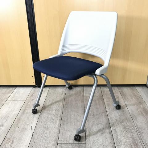 【中古】FM-350ミーティングチェア FM-350CN ウチダ（UCHIDA) ネスティングチェア