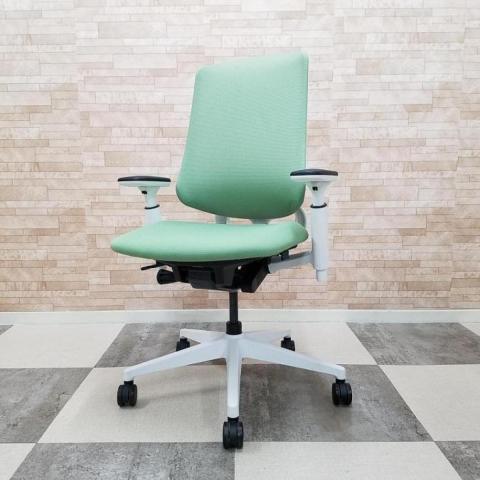 【中古】リーフレク  ウチダ（UCHIDA) 肘付ハイバックチェア