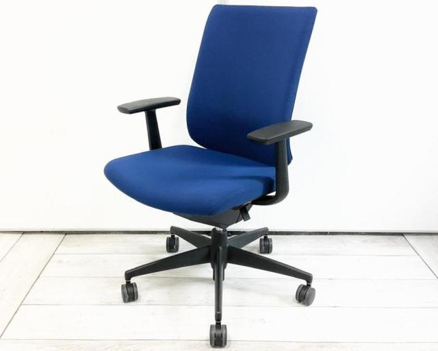 【中古】ウィザードチェア CRS-G1802F6 コクヨ（KOKUYO） 肘付ハイバックチェア