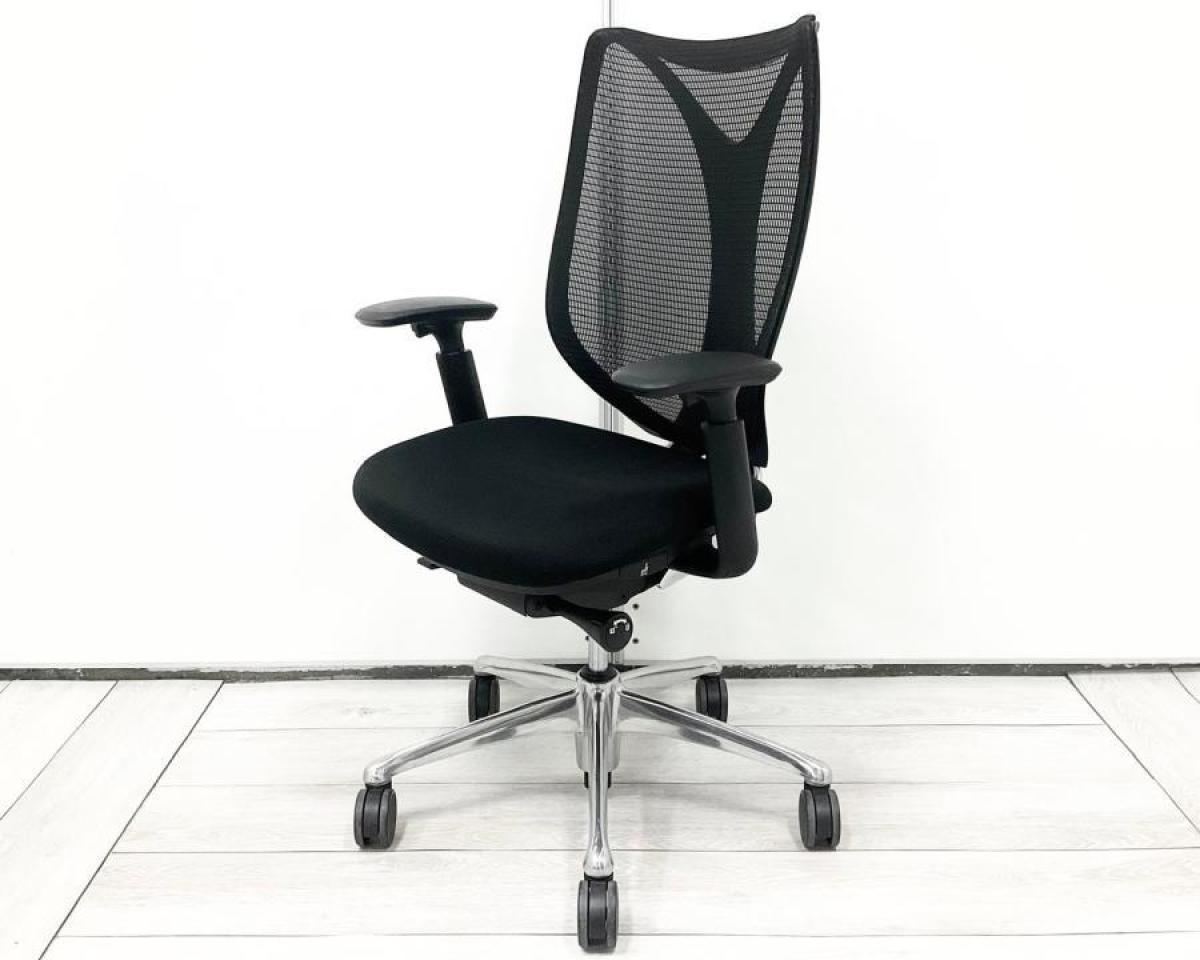 【中古】 サブリナ オカムラ/okamura 肘付ハイバックチェア 中古】サブリナ オカムラ/okamura 肘付ハイバックチェア 547940