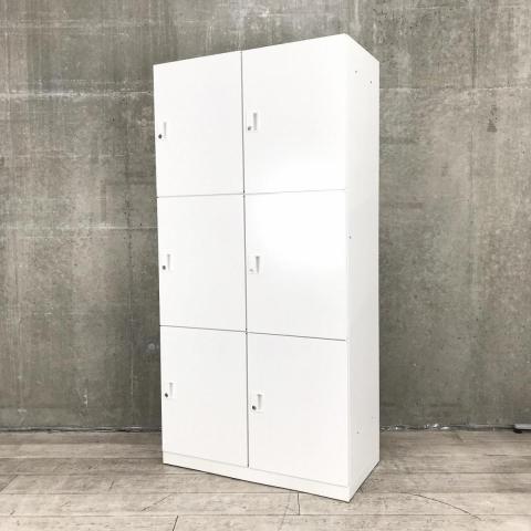 【中古】エディアロッカー BWUH-RN62X79SAW コクヨ（KOKUYO） 6人用パーソナルロッカー