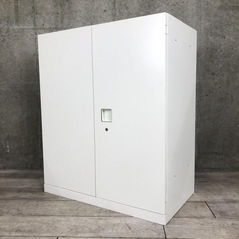 木目調天板取付可能！W800タイプ/天板付き/両開き書庫/オススメ(おすすめ) /人気商品【弊社使用欄：A01036029】■オカムラ/レクトライン