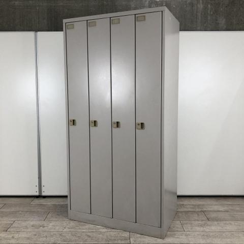 【中古】L型 HDL-0941SS-WE イトーキ（ITOKI） 4人用更衣ロッカー