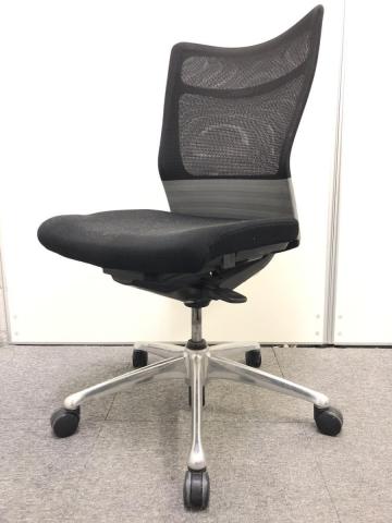 【中古】フィーゴメッシュチェア CJ91BR-FDM2 オカムラ（okamura） 肘無ハイバックチェア