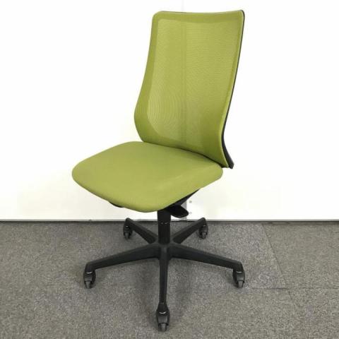 【中古】フルーエントチェア CB35JR  FKB5 オカムラ（okamura） 肘無ハイバックチェア