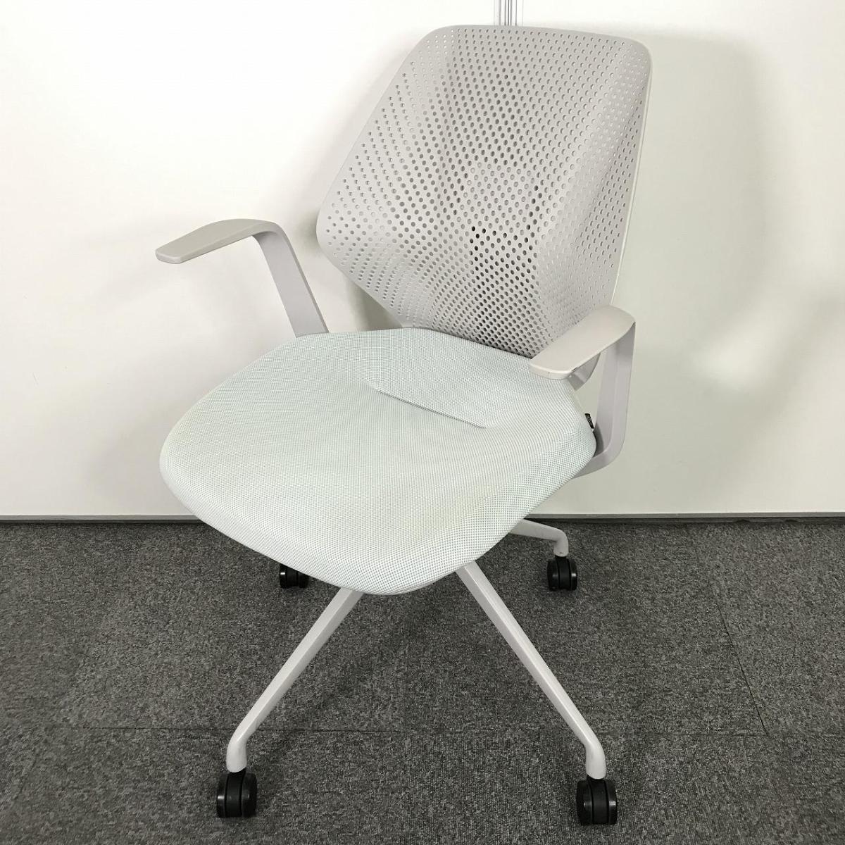 中古】キュアチェア KG-985SC-NNE6 イトーキ/ITOKI ミーティングチェア 
