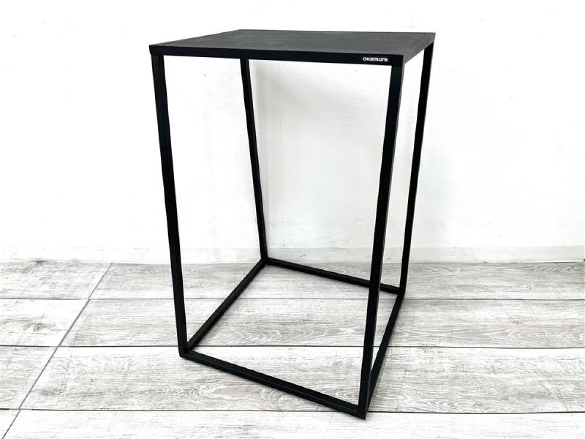 【定価約6万円】【洗礼されたシンプルなデザインがおしゃれな台！】■オカムラ/GO-DO　■ブラック　■電話台
                        GO-DO
                                    中古
            