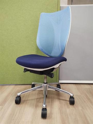 【中古】サブリナ C833BW 6543 オカムラ（okamura） 肘無ハイバックチェア