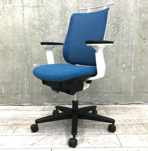 【中古】ミトラシリーズ CRS-G2920E1N コクヨ（KOKUYO） 肘付ミドルバックチェア