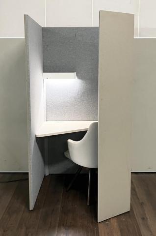 【中古】ドレープ 4WAVAP MX61 オカムラ（okamura） 集中ワークブース