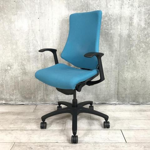 【中古】エフクロス KF-330GS-T1A3 イトーキ（ITOKI） 肘付ハイバックチェア