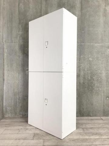 【中古】レクトライン 4B313F ZA75 オカムラ（okamura） ハイキャビネット／両開き＋両開き