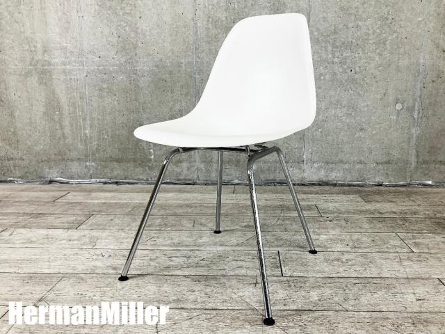 美品 HermanMiller ハーマンミラー イームズ シェルチェア ホワイト ハーマンミラー / Herman Miller サイドシェルチェア ホワイト