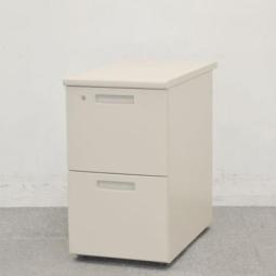 【1台限定】【在庫入替品！】コクヨ製　BSシリーズ　ニューグレー　目立つ日焼けあり　2段脇机！！【T10】