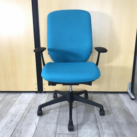 【中古】シルフィー C647XR　FSG6 オカムラ（okamura） 肘付ハイバックチェア