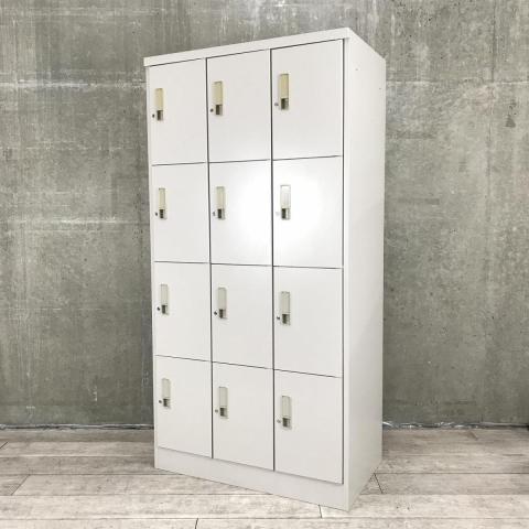 【引き取り限定】70%OFF 激安！！新品12人用　鍵付きロッカー DORIS 鍵付きロッカー 貴重品ロッカー スチールロッカー 12人用