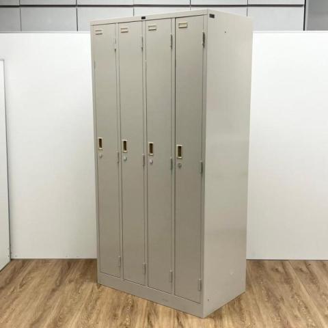 【中古】システム  ウチダ（UCHIDA) 4人用更衣ロッカー
