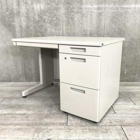 【中古/美品】コクヨ 平デスク 幅80.奥行70 引き出し付き オフィスデスク・事務机の格安販売 - 中古オフィス家具なら