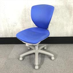 【定価約4万円】【コスパ重視の方におすすめなジオナードチェア！】■コクヨ（KOKUYO）製　ジオナード (GIONAD)　ローバック　肘無し　■ブルー×グレーシェル